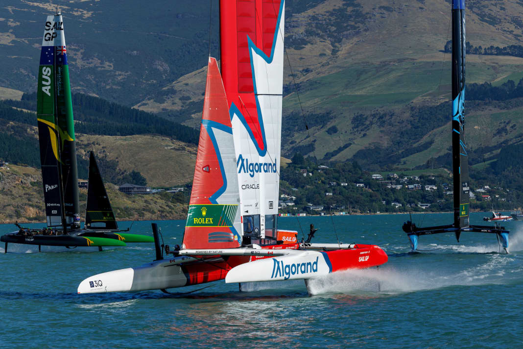 Il team canadese SailGP è guidato alla vittoria a Christchurch dal neozelandese Phil Robertson