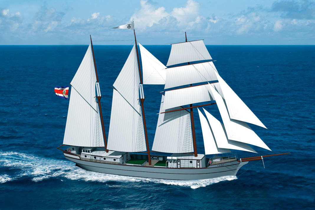 From 2025, the schooner "Ceiba" will transport goods on the Pacific side of the two American continents in a climate-neutral and sustainable manner