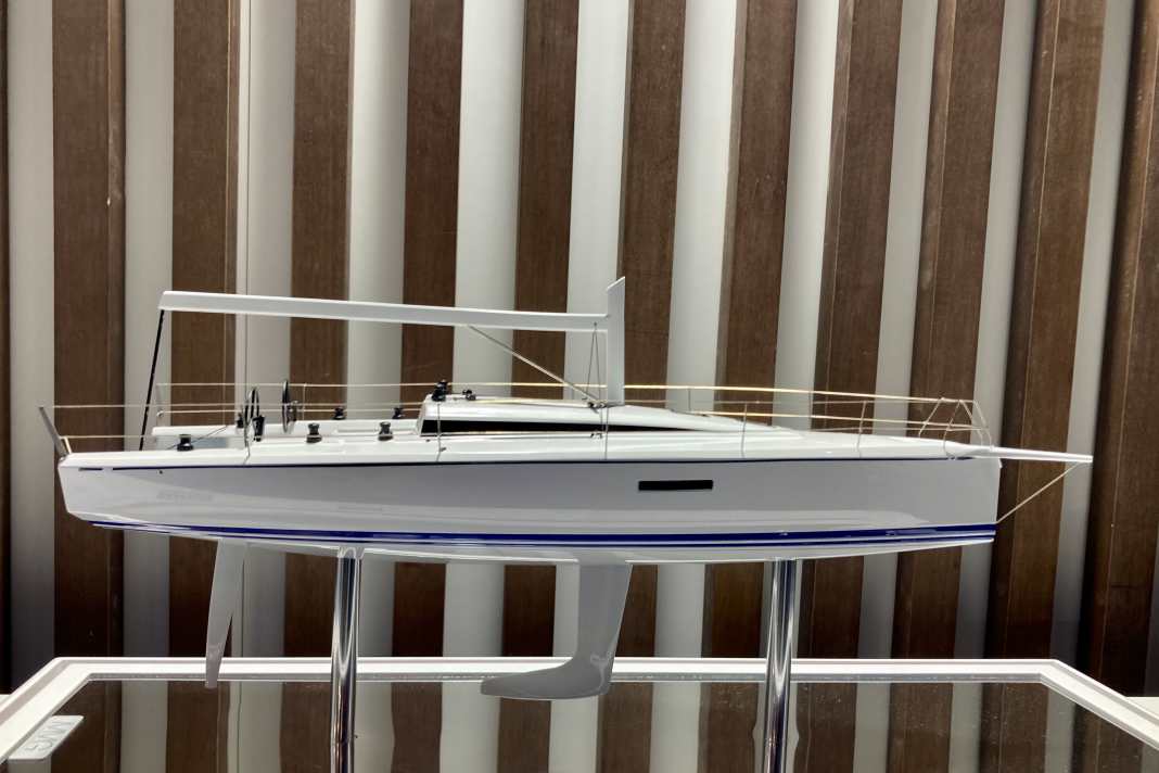 Nautor Swan è un cliente fedele del Model Maker Group. Ecco il modello del ClubSwan 43 al boot di Düsseldorf