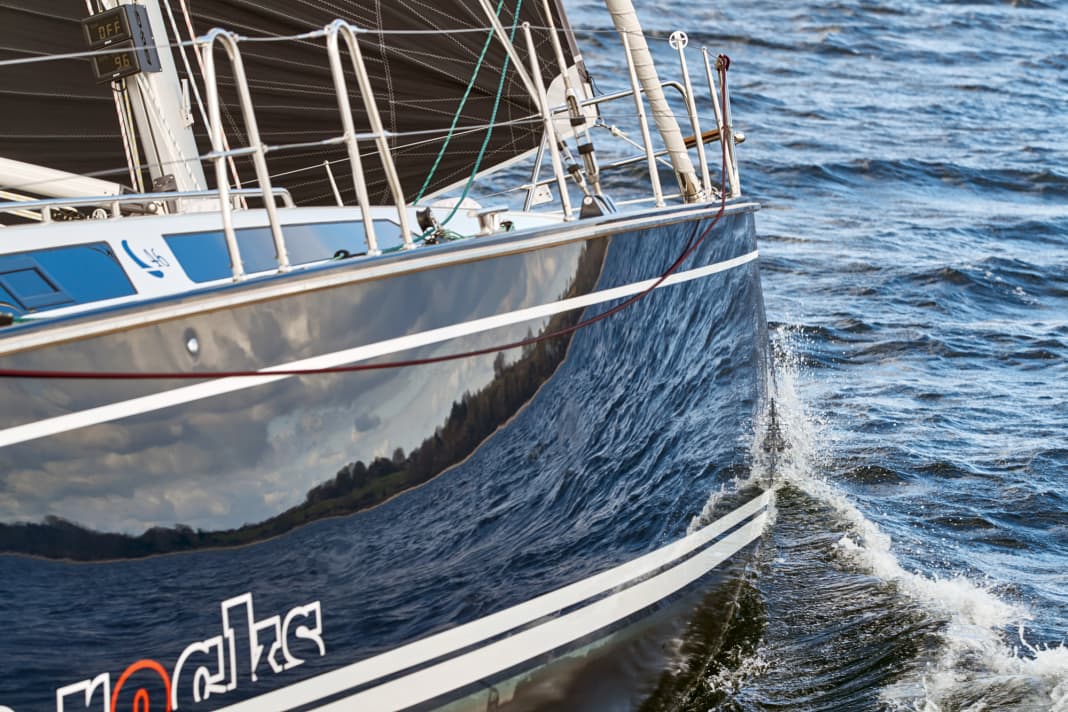 Récompense des efforts : tout brille et clignote. C'est parti pour la première croisière de la saison.