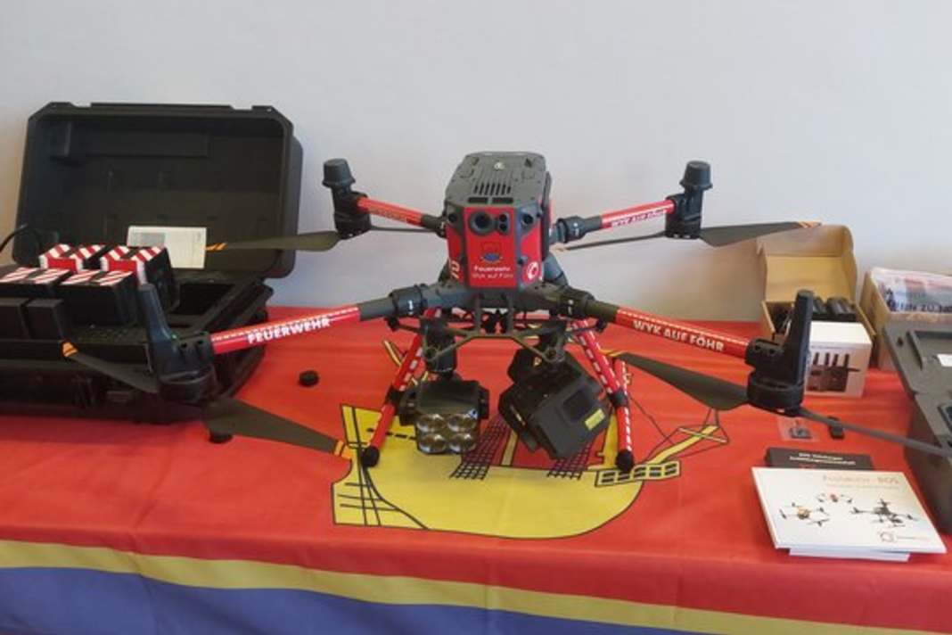 The drone of the Wyk auf Föhr fire brigade.