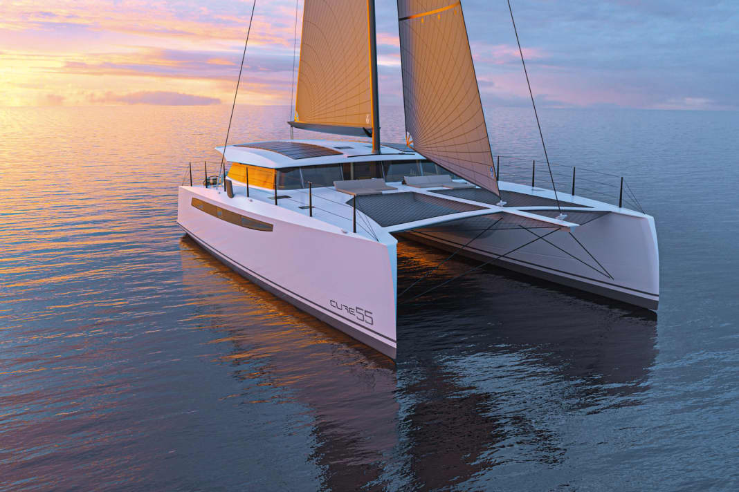 Made entirely of carbon fibre: the Cure 55