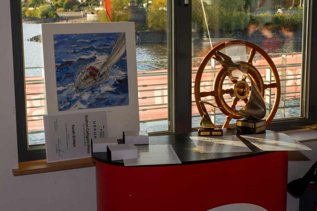 The prizes in the DSV cycling competition.