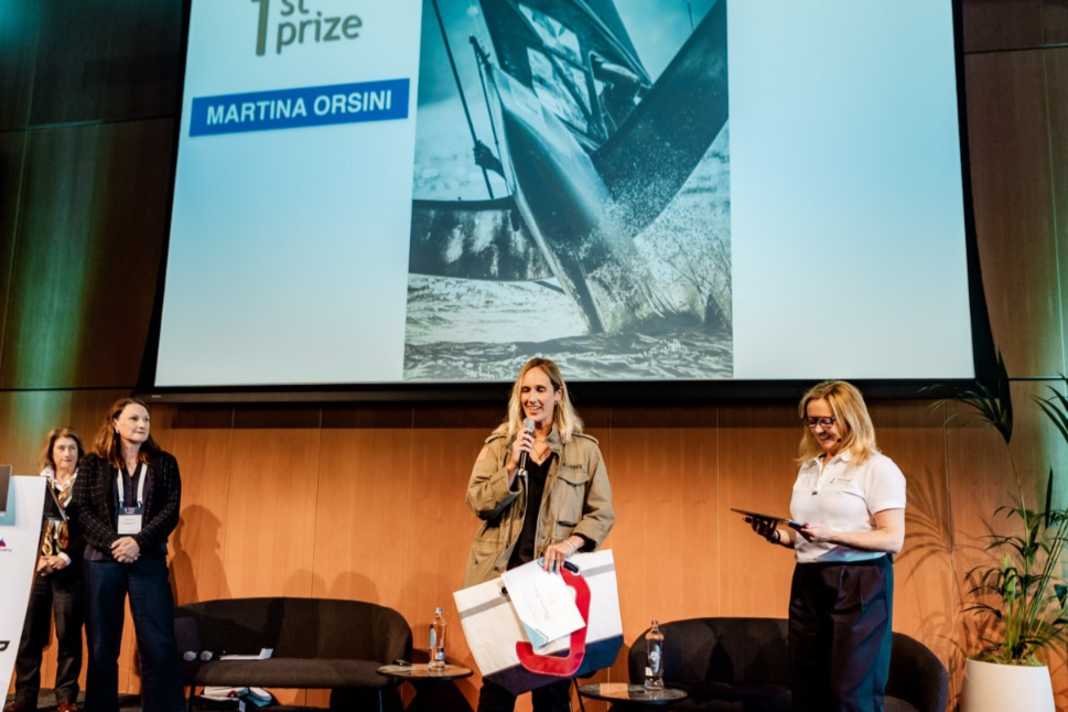 Martina Orsini wurde im Rahmen des Yacht Racing Forums in Amsterdam geehrt.