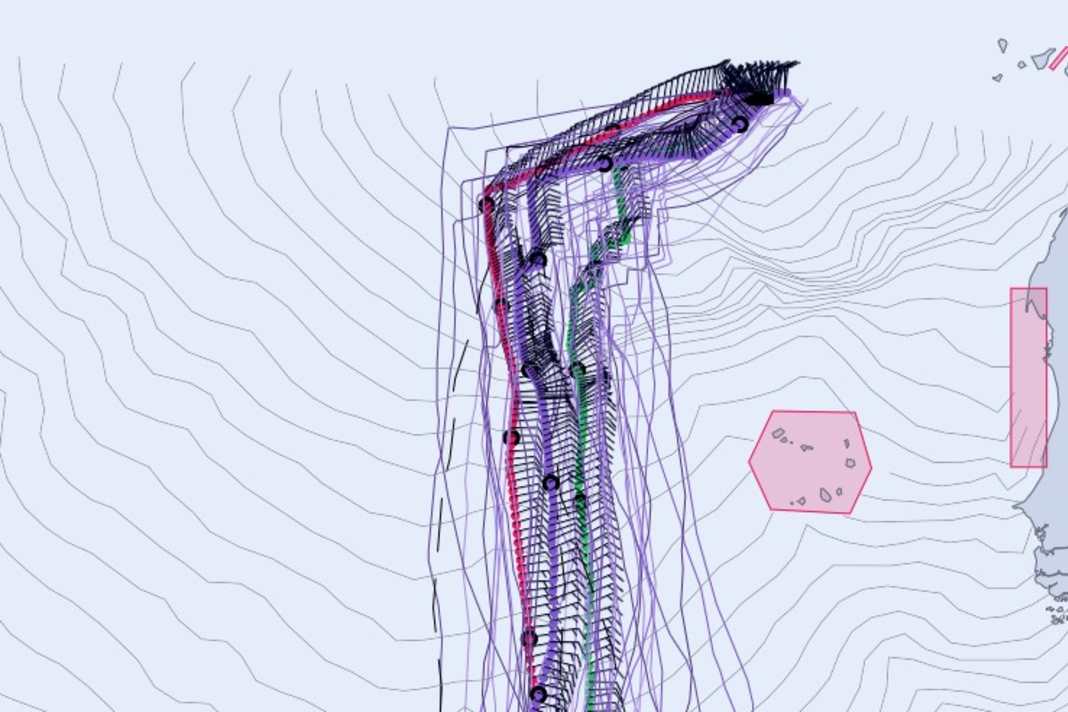 Routing complessivo per i prossimi giorni - Tutte le rotte convergono nuovamente sulla costa brasiliana