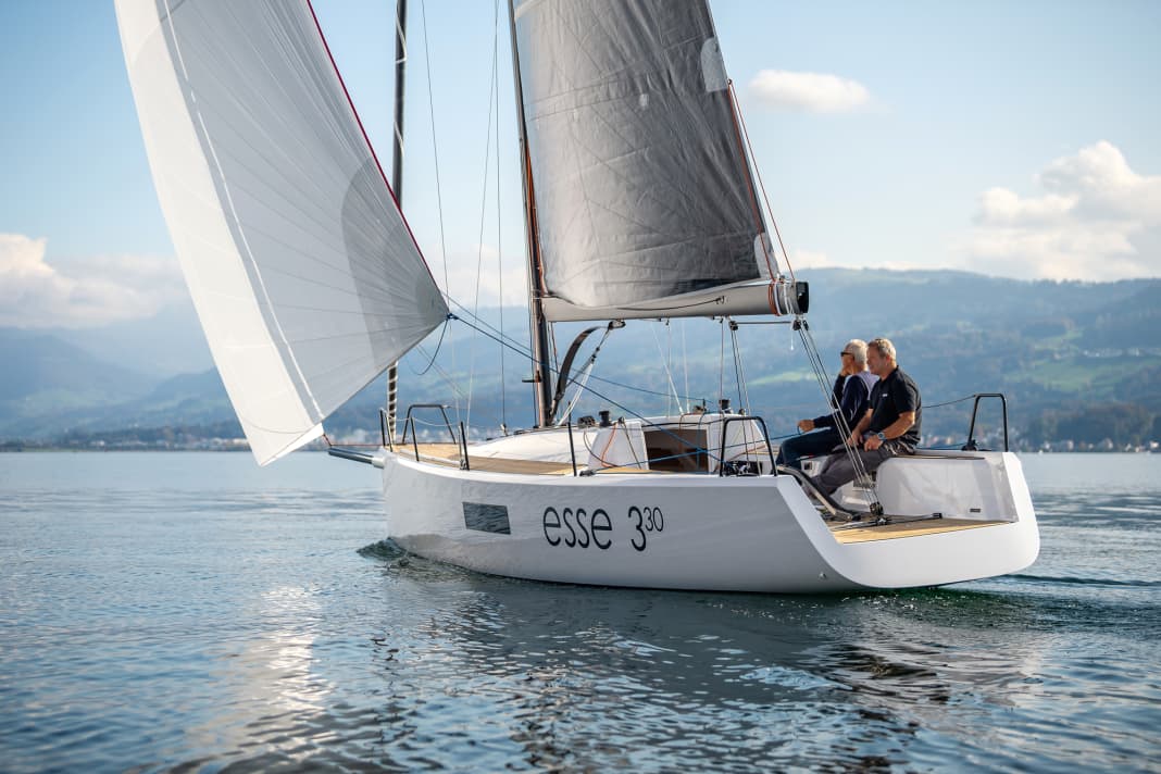 Spacious. Plenty of space in the long, open cockpit, even for more than just two. There is plenty of storage space aft