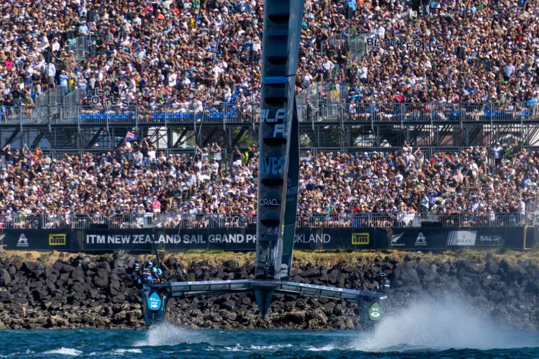 Felix Diemers imposante SailGP-Impression: Segeln als begeisterungsfähiger Zuschauersport.