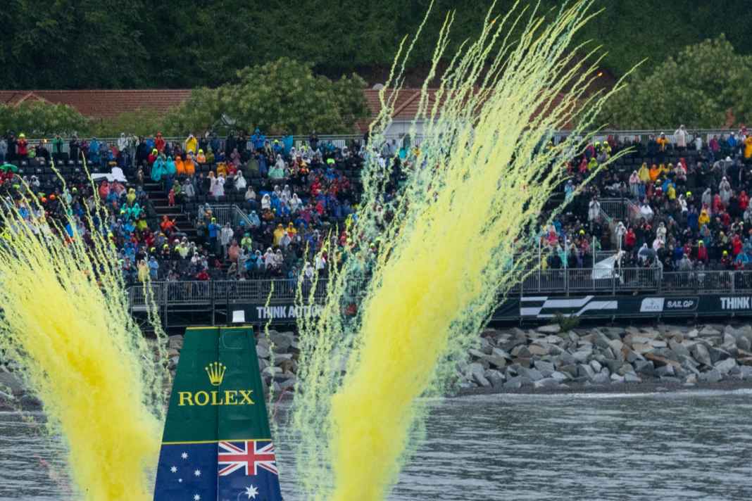 Die Siegerfontainen für Australiens Bonds Flying Roos.