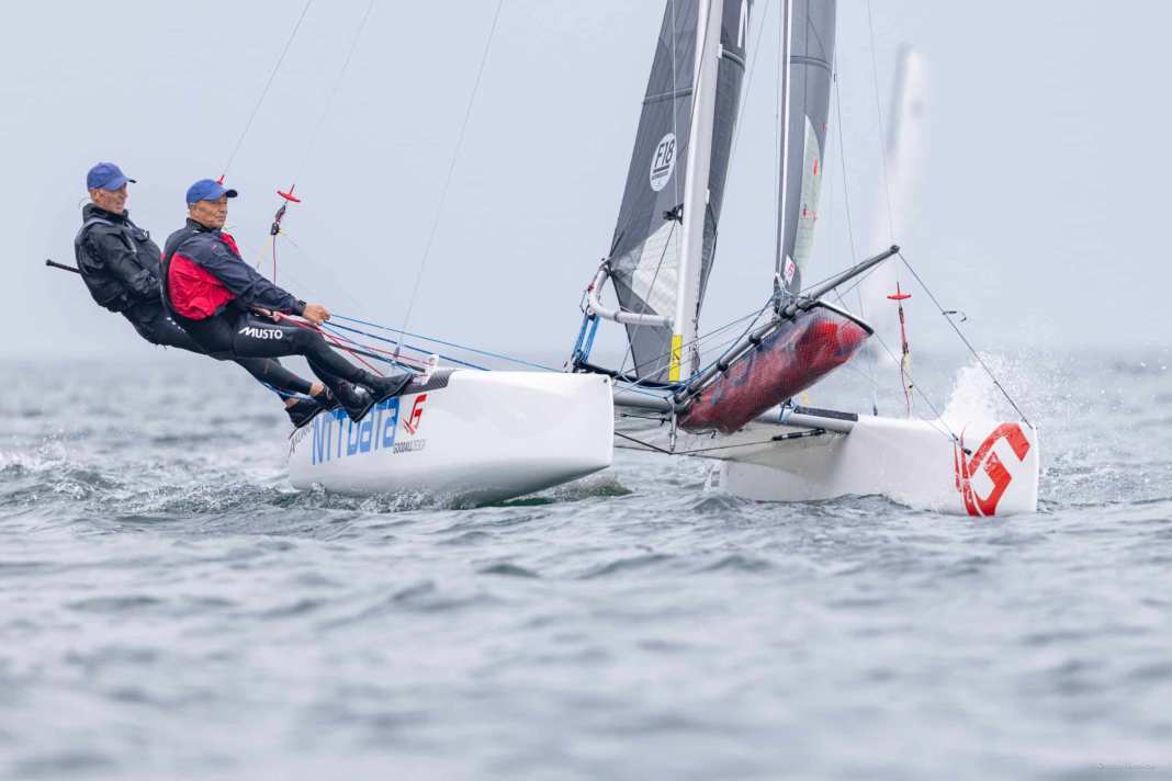 Après cette semaine de Travemünde, la victoire numéro 23 est inscrite dans les livres des spécialistes du catamaran Helge et Christian Sach.