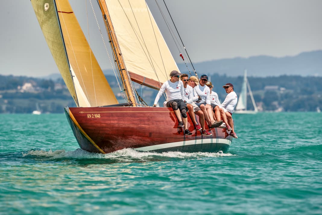 Il "Wyvern" durante i Campionati Mondiali di Otto