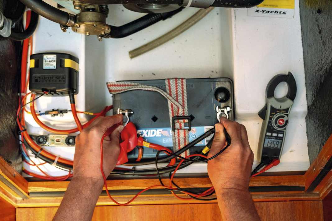 1. inventory: measure the charging voltage across all components from the alternator to the consumer battery; no more than 0.25 volts should be lost at maximum current