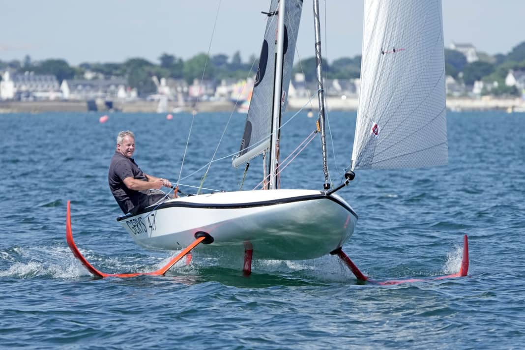 Position de vol stable. Une fois décollée, la Gerys 4.7 se maintient facilement en l'air.