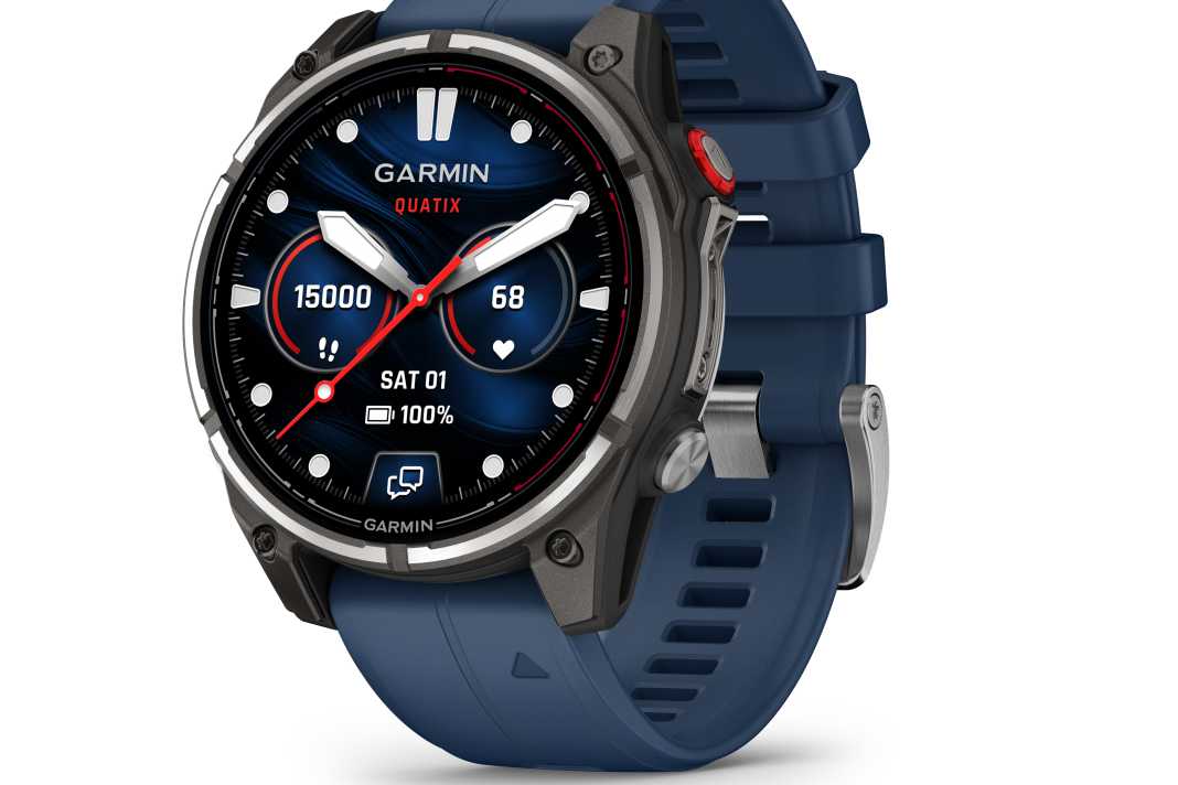 Das AMOLED-Display der Quatix 8 Pro soll auch bei Sonne sehr gut ablesbar sein.