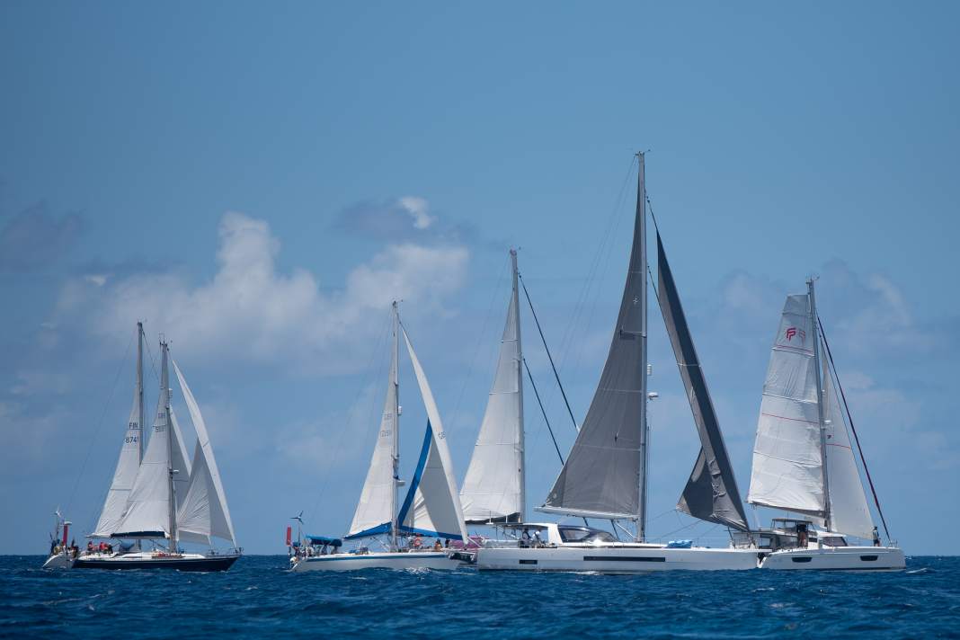 Lancement de l'ARC Europe 2026 au large de Sint Maarten