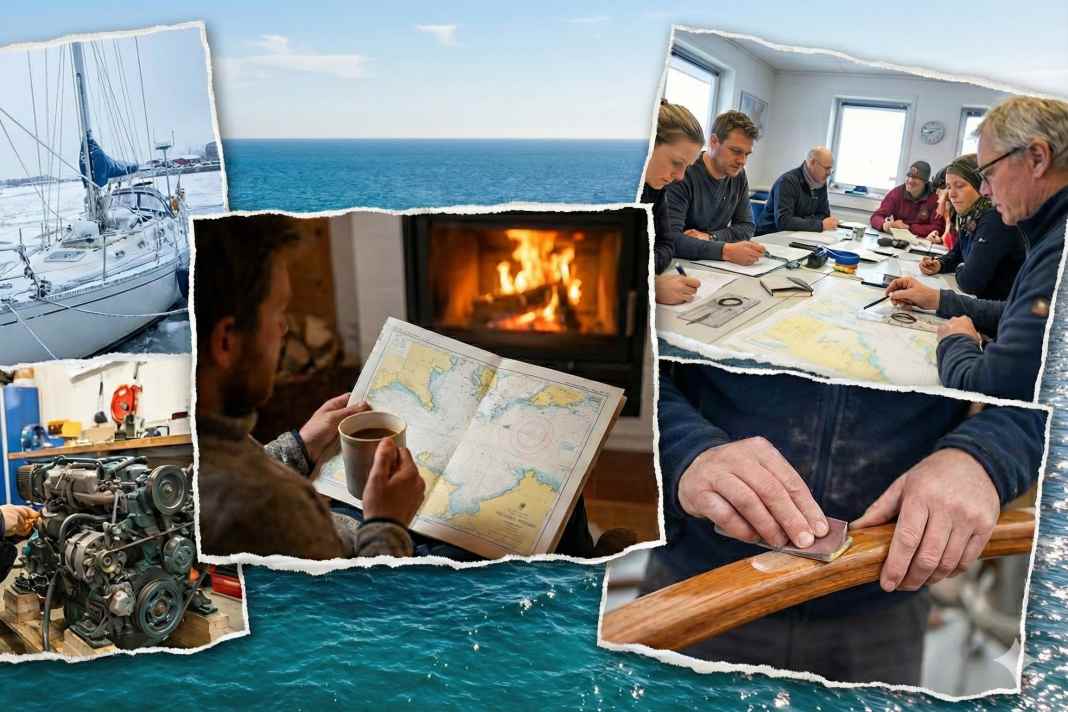 La vela offre molte sfaccettature anche in inverno.