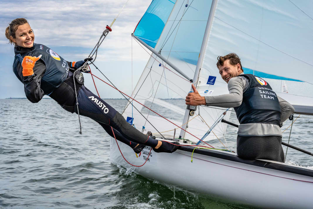 Ont réussi à s'imposer face à leurs coéquipiers du groupe d'entraînement allemand de classe mondiale dans la lutte pour le ticket d'entrée aux Jeux préolympiques : Malte et Anastasiya Winkel