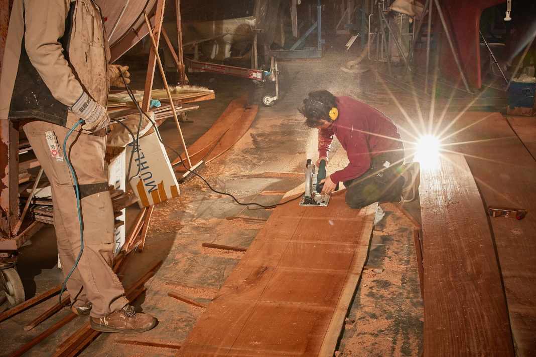 Une manufacture plutôt qu'une entreprise industrielle : chez Hernningsen & Steckmest, la construction de bateaux est encore artisanale