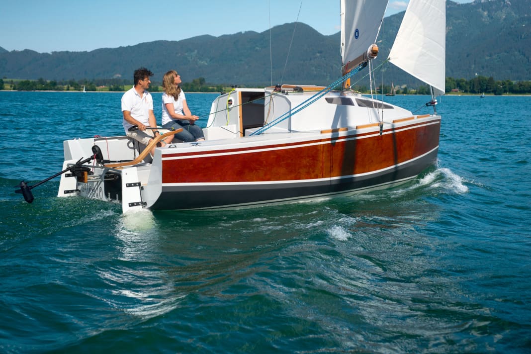 Character: The designer gave the boat many edges and a high superstructure