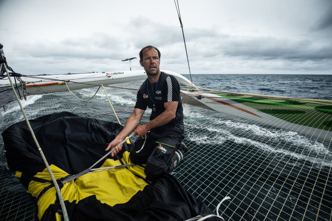 Er verfügt nicht über das neueste Boot, aber die meiste Erfahrung: "Sodebo"-Skipper Thomas Coville