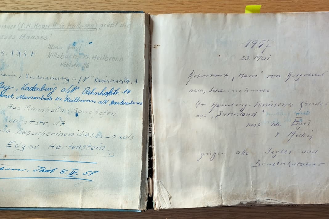 Libro degli ospiti del Giftbude Schleimünde