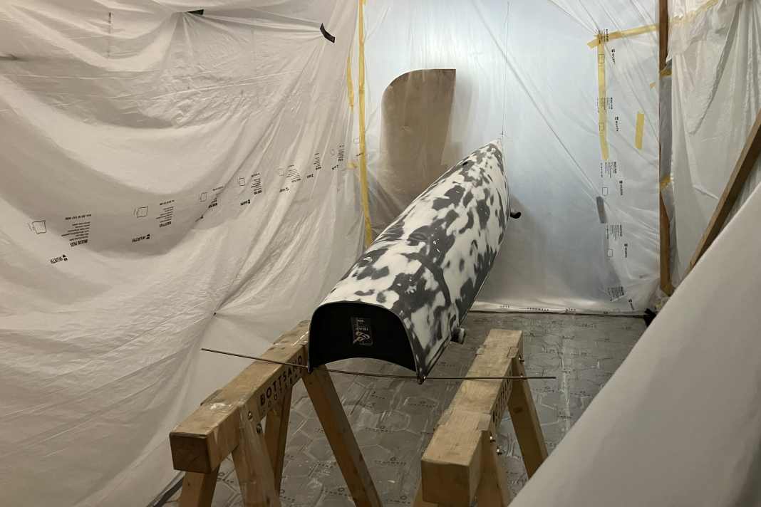 Before the first coat of paint: the final result cannot yet be surmised