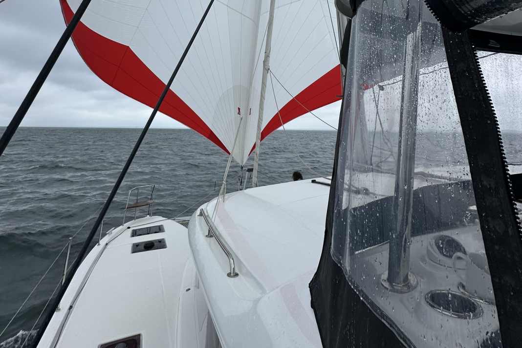 The IFS Multi Tradewind Sail from OneSails being tested in Neustadt Bay.