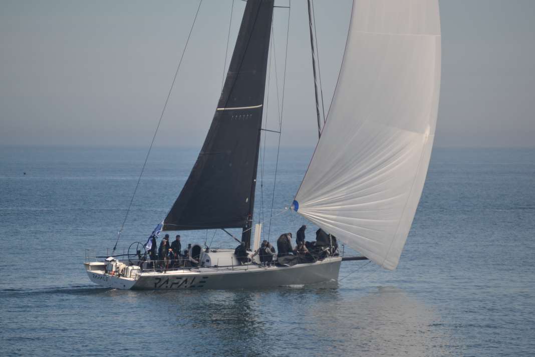 Henri de Bokay's "Rafale" has won the Capitell Cup Rund Helgoland.