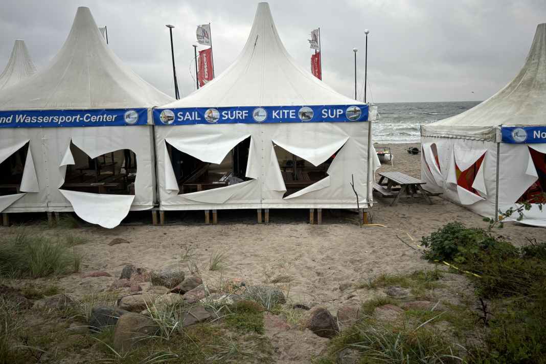 Die Stationen von Nordwind Wassersport in Surendorf und Schubystrand wurden Opfer gezielter Zerstörung
