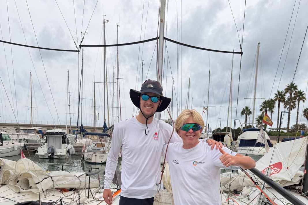 Vor dem Start ins Mare Nostrum: Konstantin Kurzeja und Victor David.