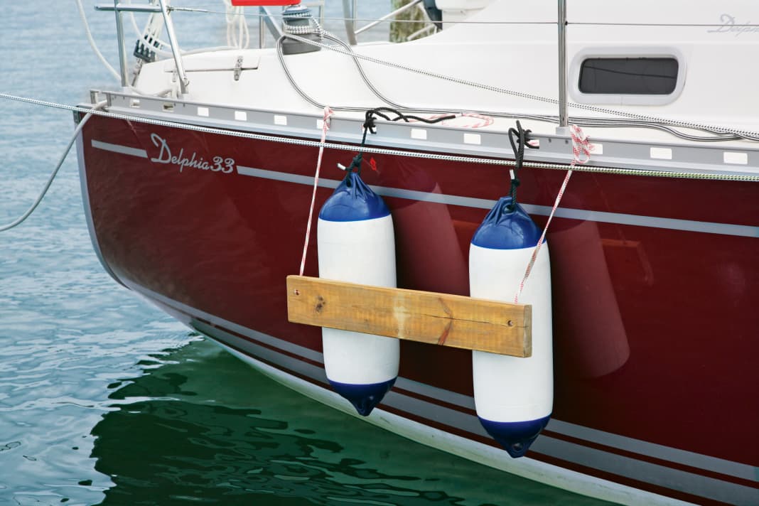 A fender board is a wooden plank that is placed on two fenders