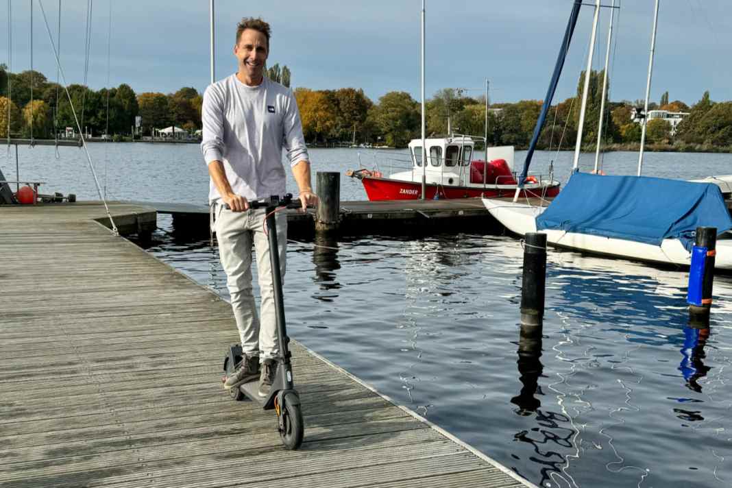 Electric scooters are ideal for short country trips.