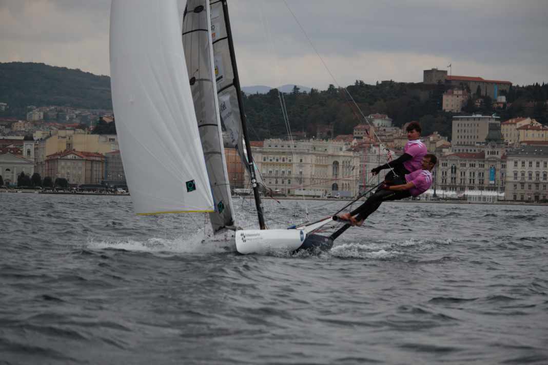 Das Team der Kieler Förderacer bei der letzten Trainingseinheit vor dem Vela Cup