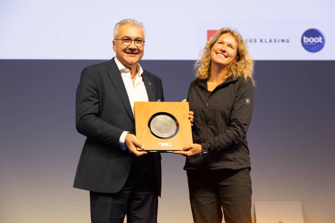 La reine des mers : Kirsten Neuschäfer a reçu le Seamaster-Award lors de la Flagship Night dans le cadre du boot Düsseldorf