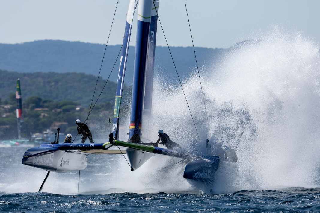 Normalerweise ist der SailGP die Arbeitswelt von Jonathan Knottnerus-Meyer.