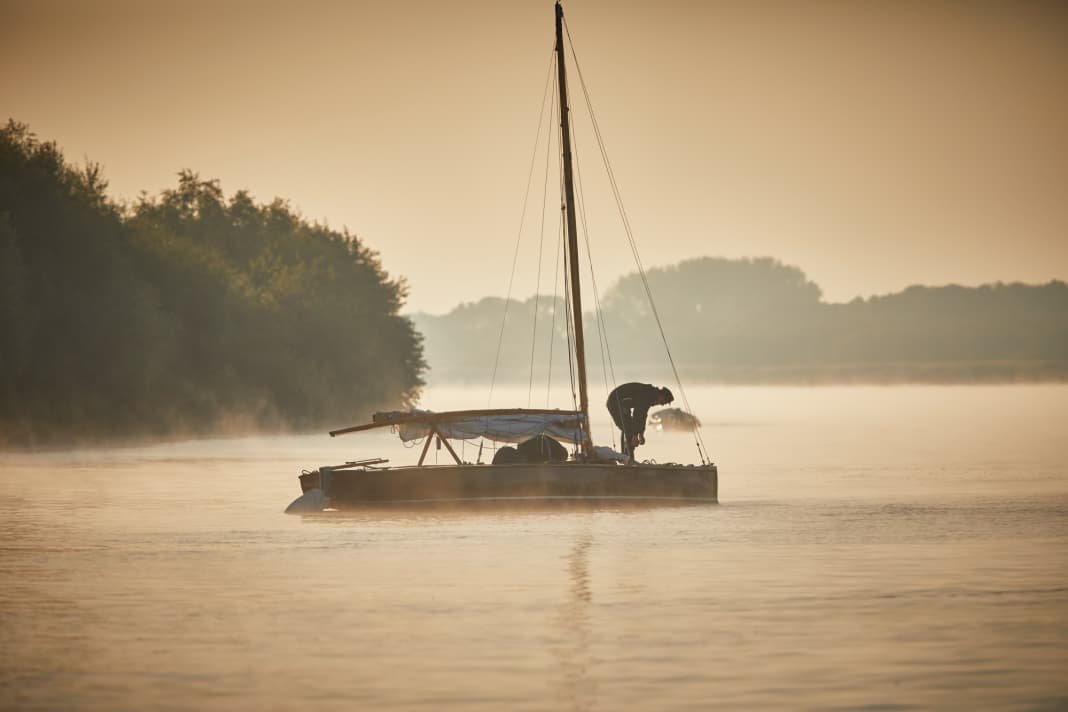 Early morning fog on the Elbe. Not uncommon, especially in late summer and autumn