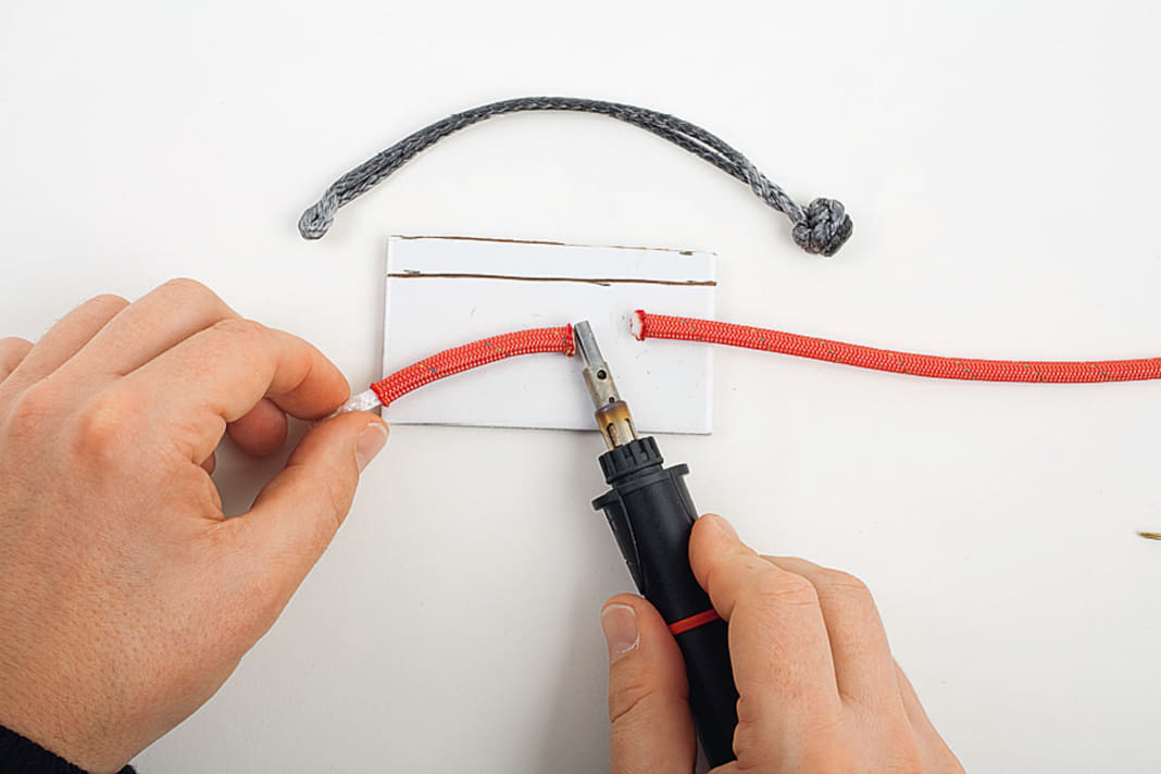 Am besten ist ein bis zwei Millimeter dickeres Tau geeignet