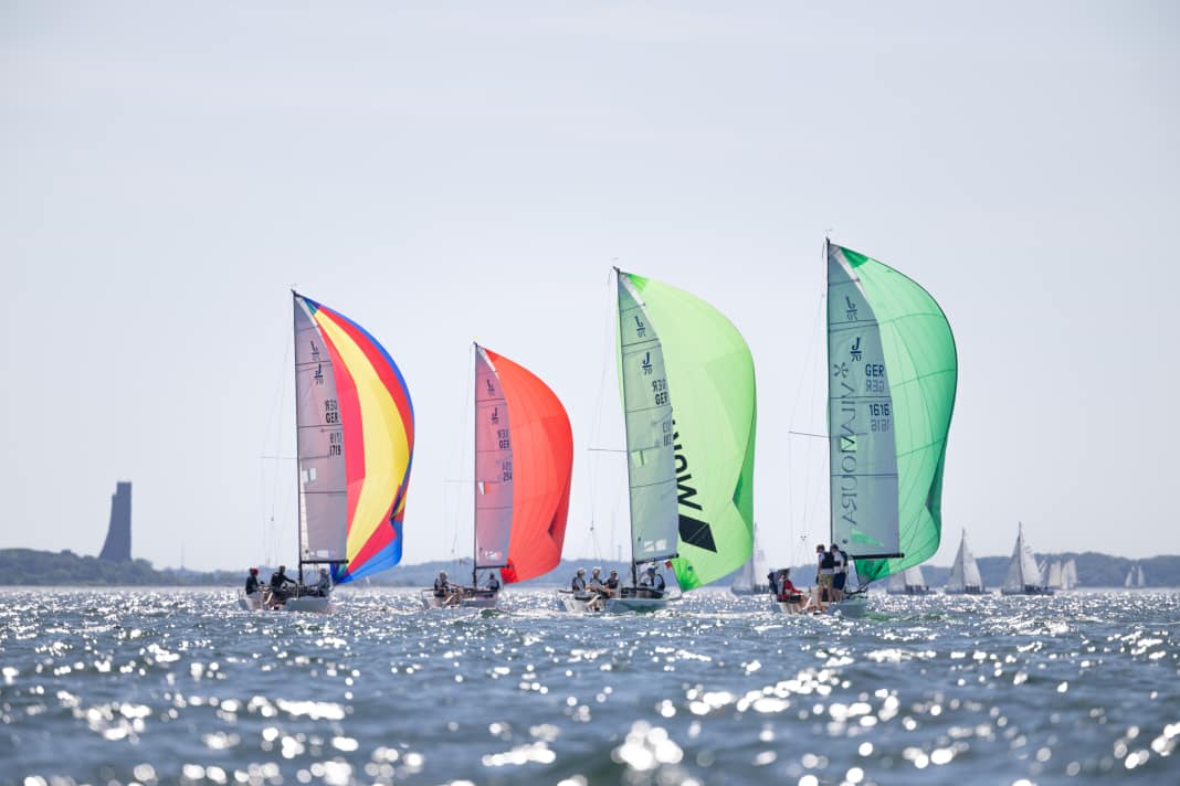 Nella classe J/70, due equipaggi danesi sono a pari punti in testa alla classifica, mentre sono ancora in corso i ricorsi contro le squadre al terzo e al quarto posto.