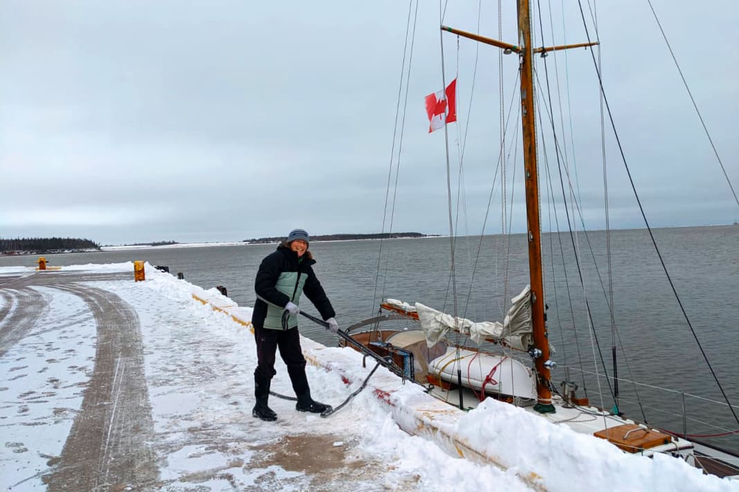Takeover in Newfoundland with still heavy wooden rig