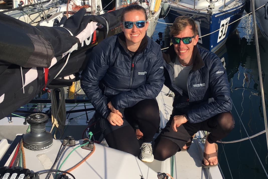 Lina Rixgens und Sverre Reinke in ihrem Element
