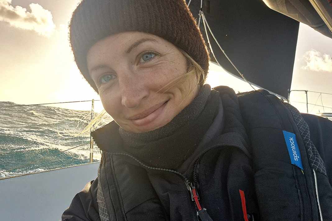 Lisa Berger è il volto più brillante della circumnavigazione Globe40.