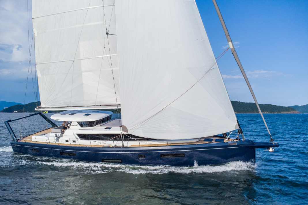 The 20.80 metre long Global Exp 68 is being built in Brazil by MCP.