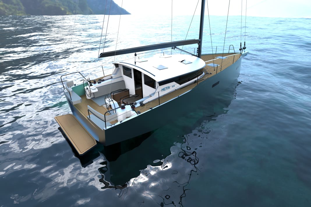 Das Cockpit ist tief und gut geschätzt. Und es mit dem Deckssalon auf einer durchgehenden Ebene