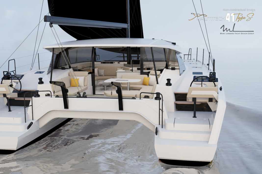 Bulky and powerful. The design with the flat cabin superstructure and low cockpit looks like a lowered sports car. That suits the concept.