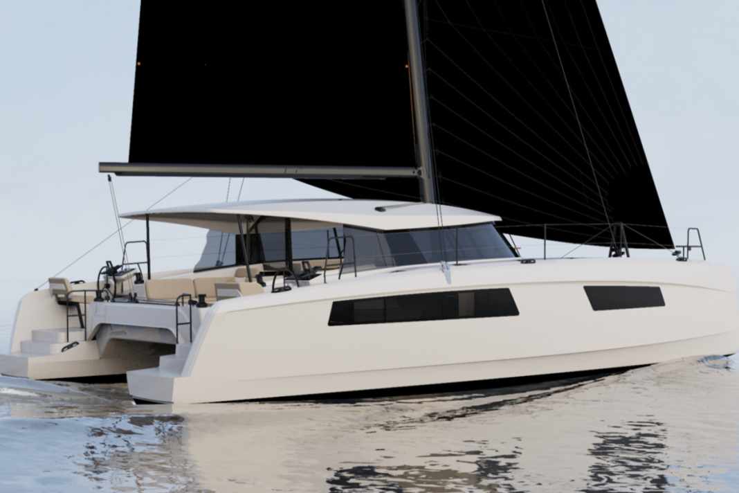 The moderate deck projection is typical of the designs from the Marc Lombard Yacht Design office. The lines are therefore quite attractive.