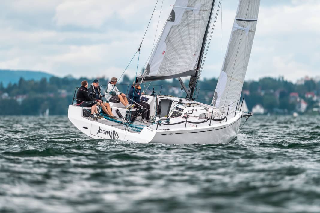 La construction de Ceccarelli ne présente pas de formes particulièrement radicales. Les lignes sont plutôt modérées