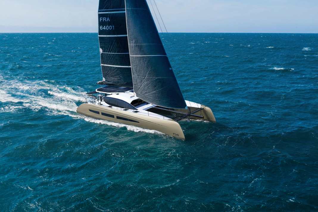 Deceptively real. However, the picture shows an animation of the boat sailing. Construction number one will go into production shortly.