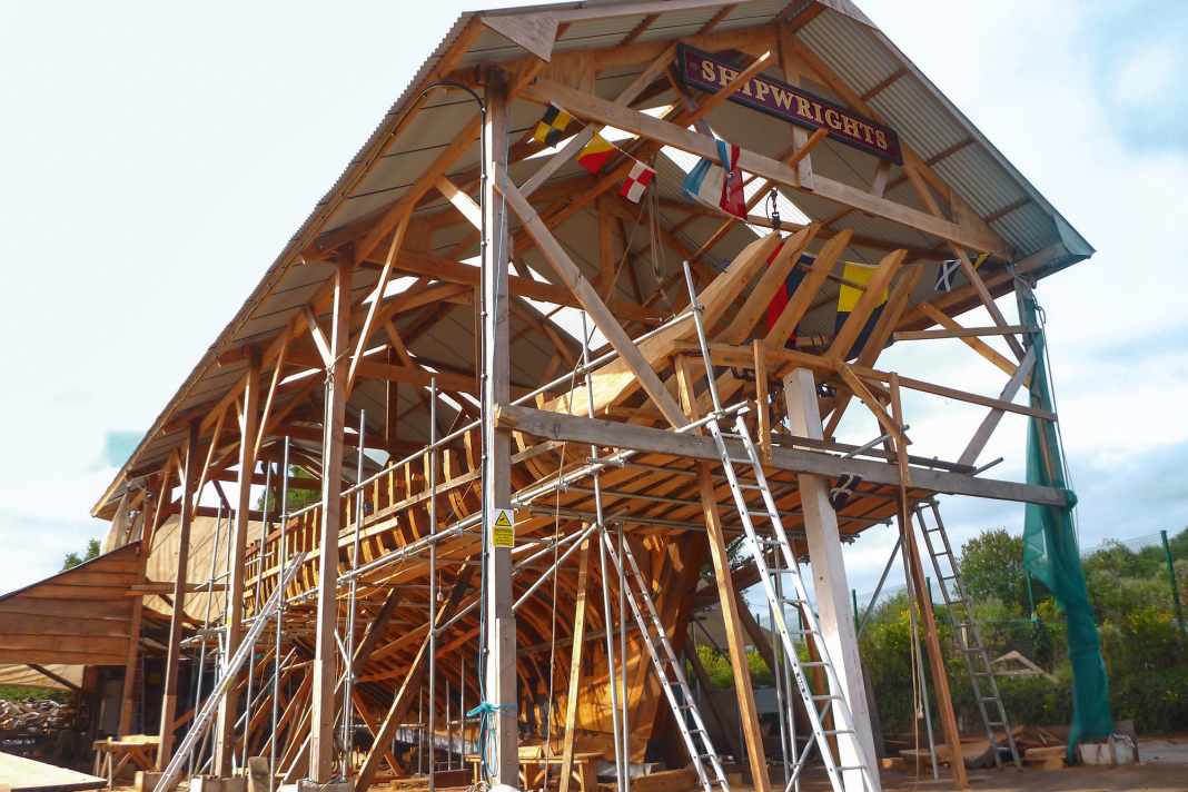 La construction du "Pellew" a duré de février 2017 à mars 2020