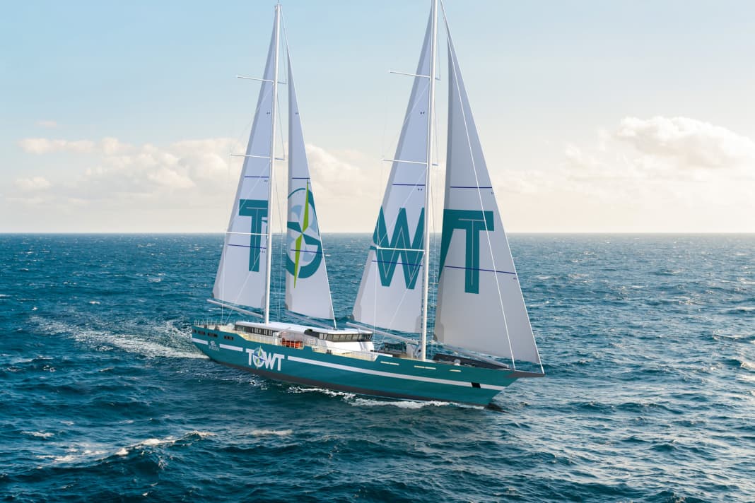 TOWT schooner from France: From 2025, two schooners with two main, two jibs and a genoa will be sailing. The first is currently on its maiden voyage to New York