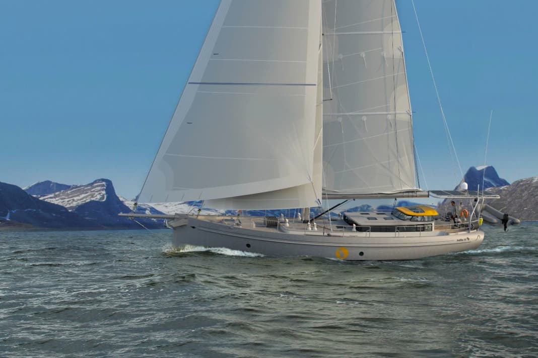 Une cabine peu profonde, un cockpit court, un pavois haut et enveloppant et des hublots dans la coque. L'apparence des bateaux de la série Puffin est reconnaissable entre toutes