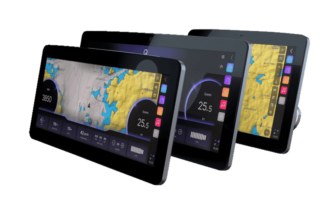 Il sottile display float è disponibile in tre dimensioni tra 10 e 15 pollici.